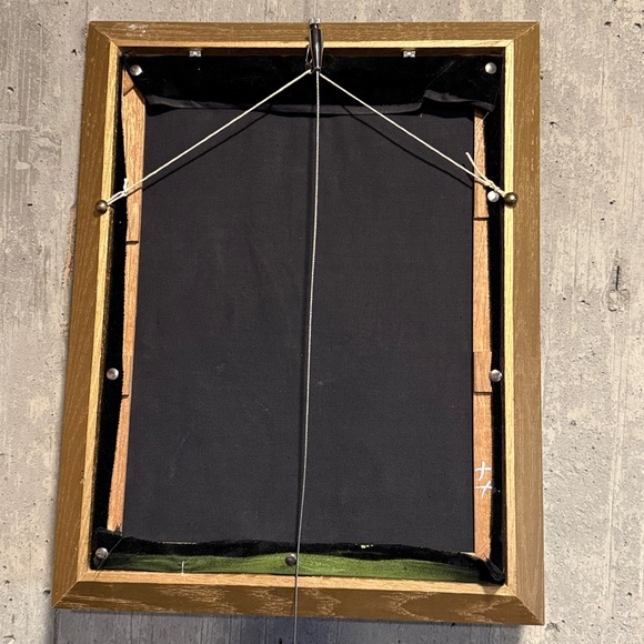 Vintage velvet painting - Picture 4 of 4